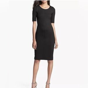 DIANE VON FURSTENBERG on Revolve Raquel Scoop Neck Jersey Dress in Black